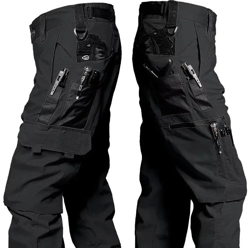 Men's Tactical Pants, Waterproof Pants, Men's Casual Sports Combat Pants, Men's Outdoor Multi Pocket Wear-Resistant Work Pants