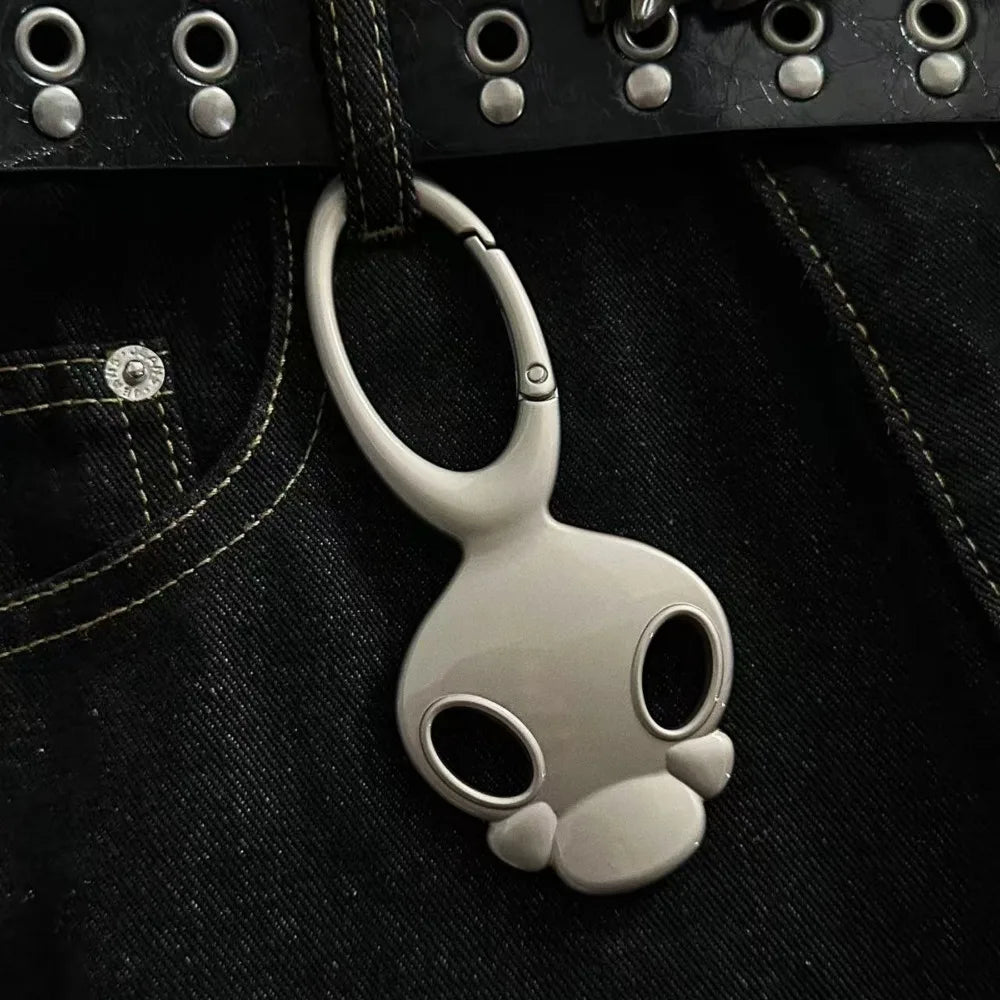 Personalized and Unique Facial Features Car Keychain High-end Feel Three-dimensional Metal Waist Bag Hanging Accessories