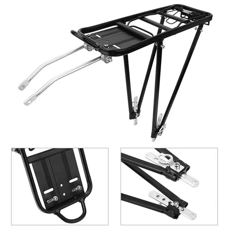 Cycling Cargo Racks Bicycle Rear Carrier Road Bikes Luggage Rack Shelf Cycling Pannier Bracket Luggage Carrier Bike Accessories
