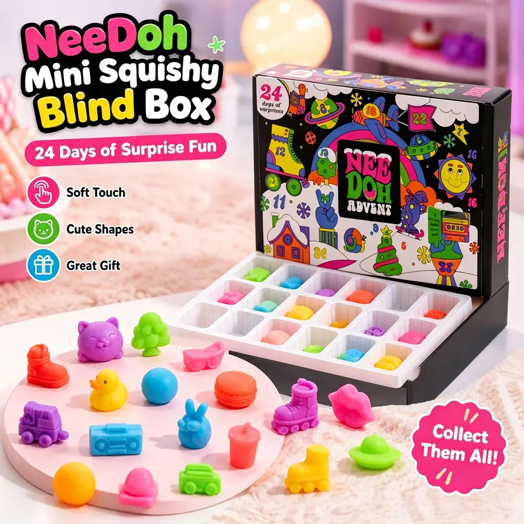 Halloween Advent Calendar 13 Days,Spooky Squishy Slow Rise Stress Relief Countdown Gift Box for Kid Teens Halloween Party Favors