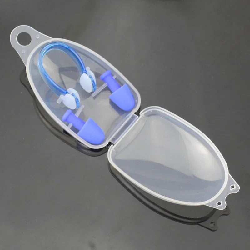 Swimming Nose Clip Earplug Set Professional Waterproof Swimming Training Protective Equipment Swimming Accessories Spot