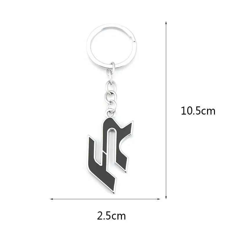 Car Keychain FR Keyring Key Chain Ring Holder Badge for Seat Alhambra Leon Ateca Arona Altea ltea Cupra e-Racer Toledo Exeo