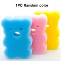 Cartoon Baby Bath Brushes Shower Wash Cloth Towels Soft Fabric Strong Water Absorption Cute Animals Style Kids Care Accessories