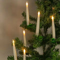 Clip-on Electric Candle Stick Light,Warm White Tea Lights, Wedding Party Atmosphere Lamp, DIY Christmas Tree Lighting Decors, 6x