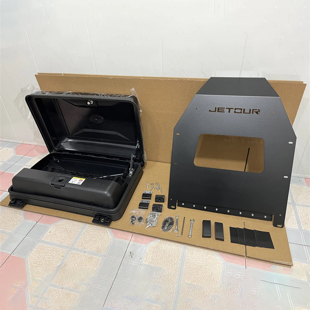 For Chery Jetour Traveller T2 2023 -2026 Car Side Backpack Roof Box Car Roof Rack Camperize Van Loop Exterior Accessories Parts