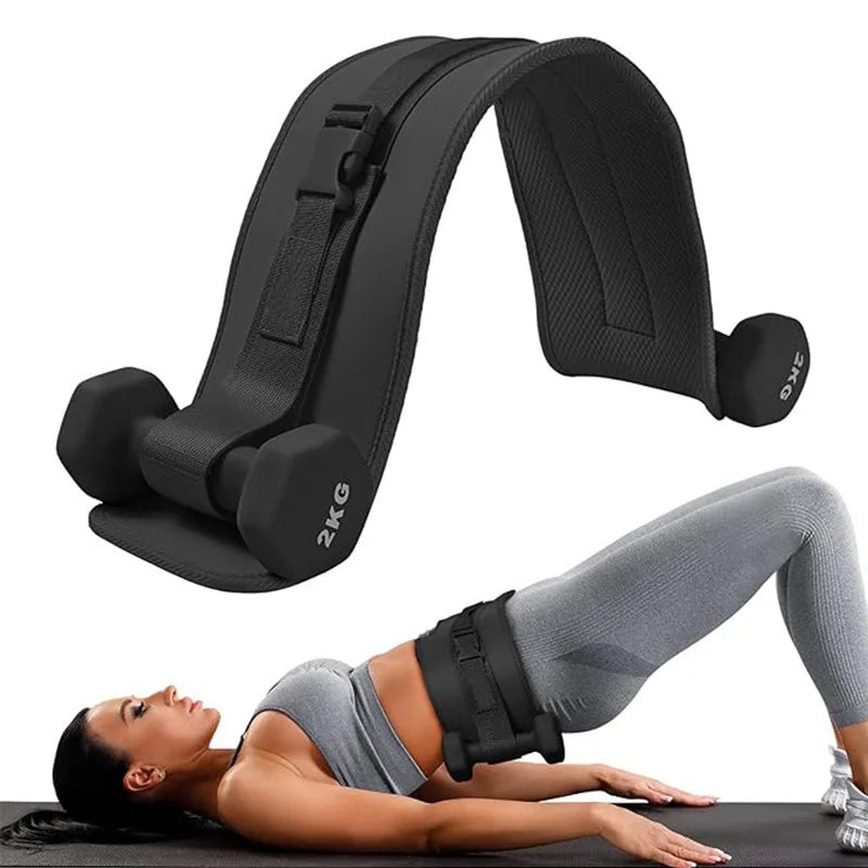 Yoga Sports Dumbbells Waist Weight-bearing Belt Hip Bridge Auxiliary Belt Hip Push Hip Training Belt Non-slip Weight-bearing