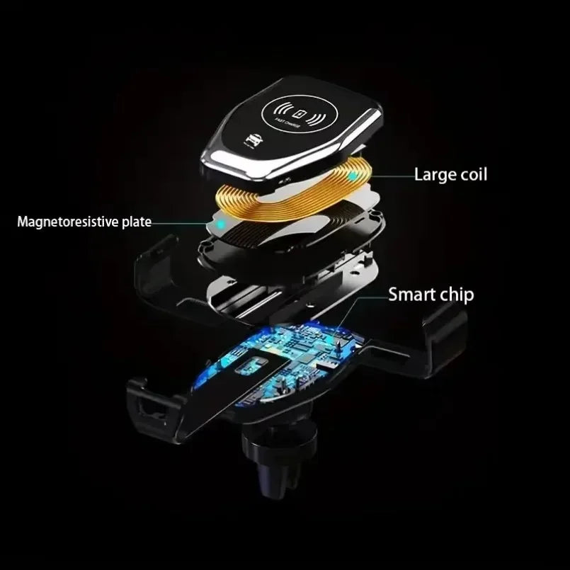 Car Air Outlet Wireless Charger - Gravity Induction Fast Charging Stand