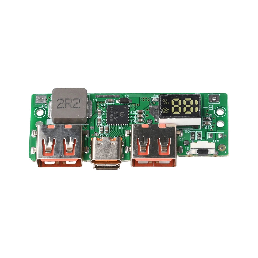 IP5356 Fast Charging Power Bank DIY Module Mobile Power Bank DIY Kit For Phone Pad PD QC VOOC Protocol Type C USB Po