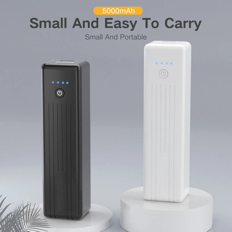 PHOMAX 5000mAh Travel Power Bank Portable Charger 12W Mini Portable Power Bank with LED Indicator for Mobile Phone and Laptop