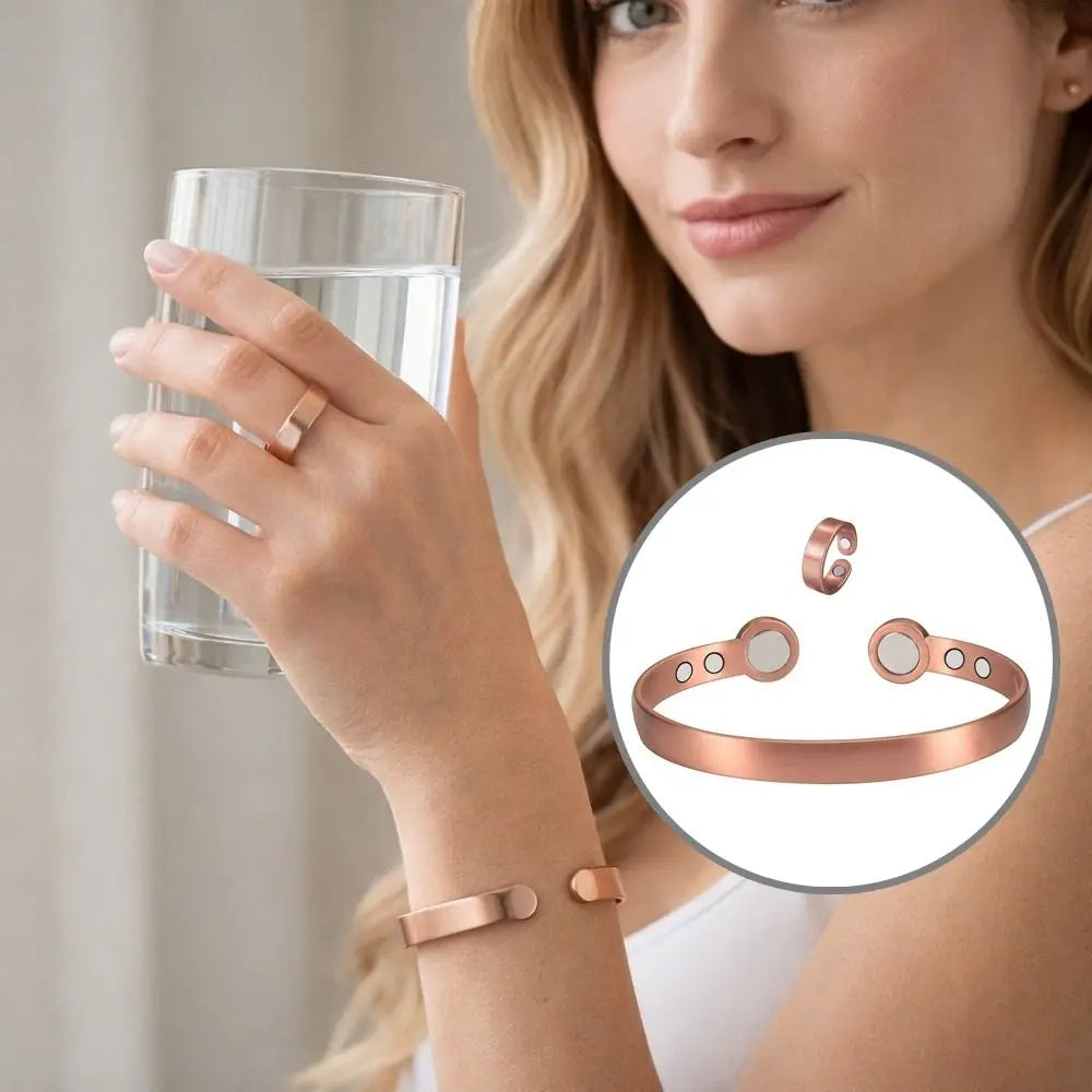 Retro Magnetic Bangles Ring Comfortable To Wear Simple Cuff Bracelets Unisex Fashion Magnetic Energy Wristband Men Women