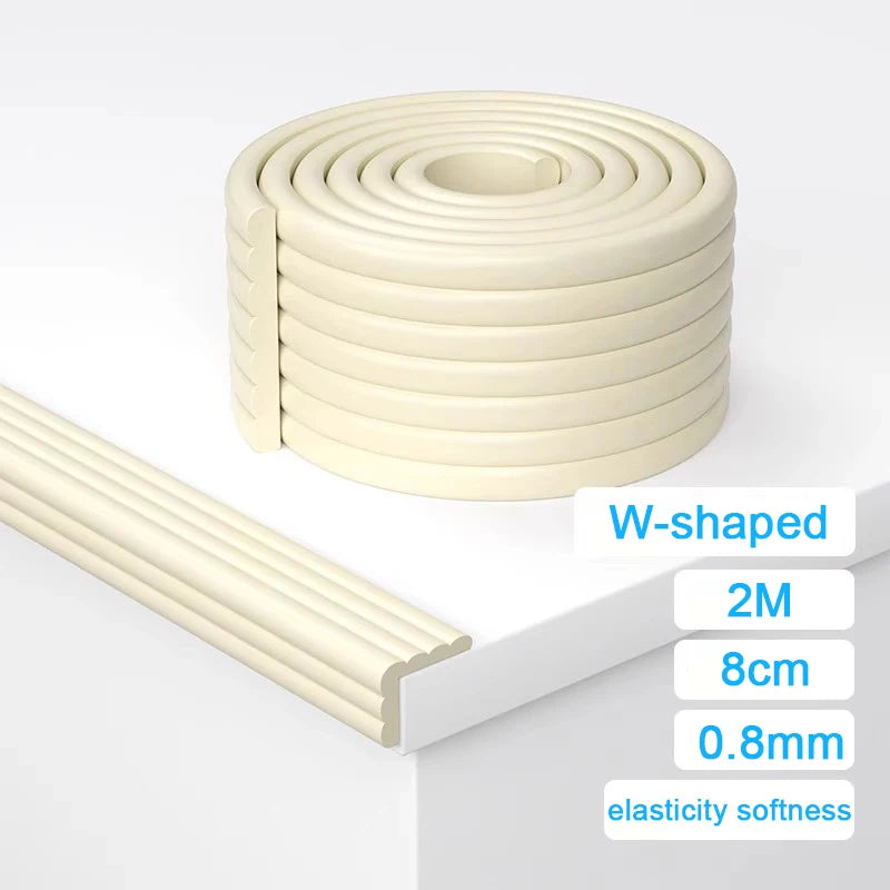 Baby Safety Protect Strip 2M Kids Window Sill Desk Edge Guard Strip Wall Corner Protector Furniture Anti Collision Cushion Strip