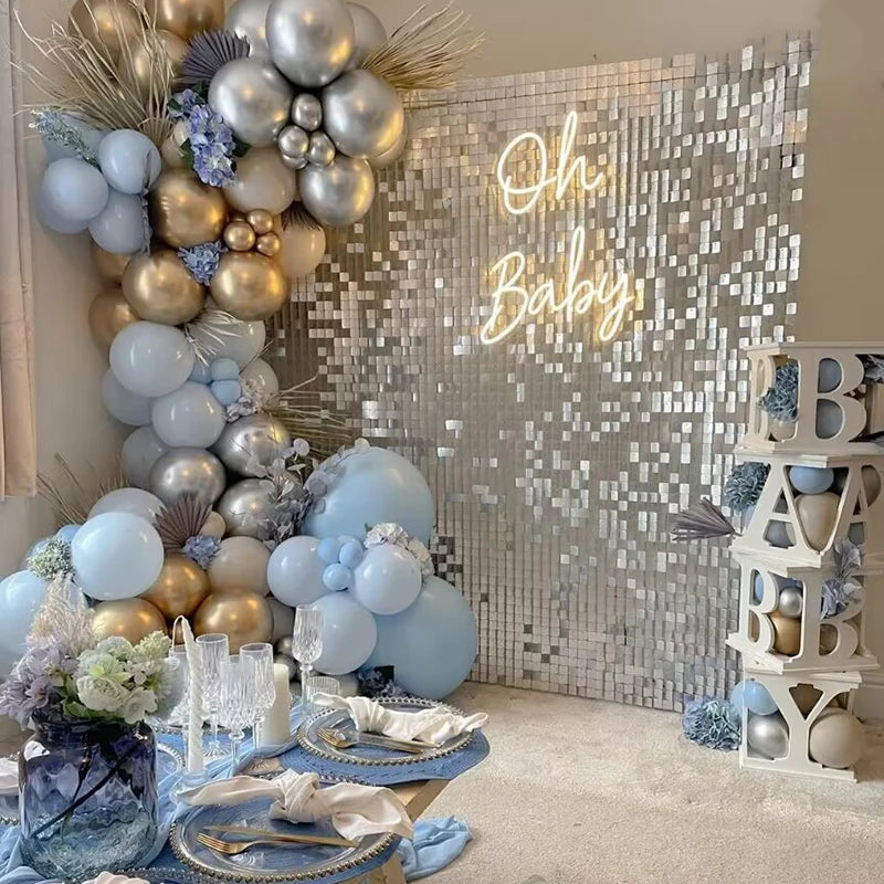 BABY Box Baby Shower Decoration Hollow baby Letter Cubes Balloon Filling Boxes Party Decor Props