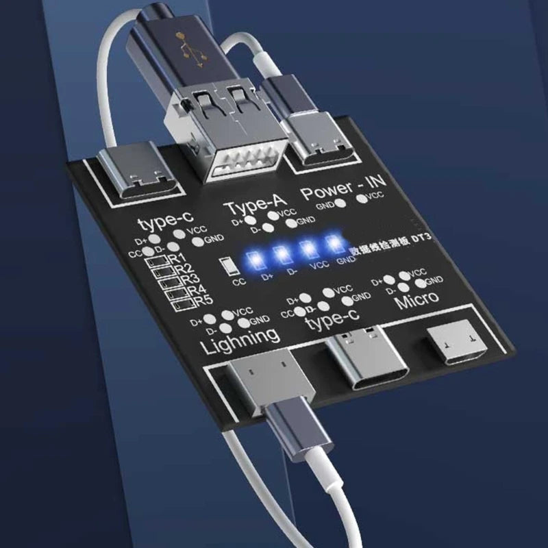 USB C Charging Cable Analyzers For Smartphone Devices Type C Port Testing And Electrical DIY Maintenance 896C