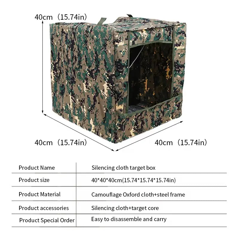 Hunting Practice Shooting Target Box Slingshot Training Target for Outdoor Recreation Toys Shooting Accessories Multi-Purpose