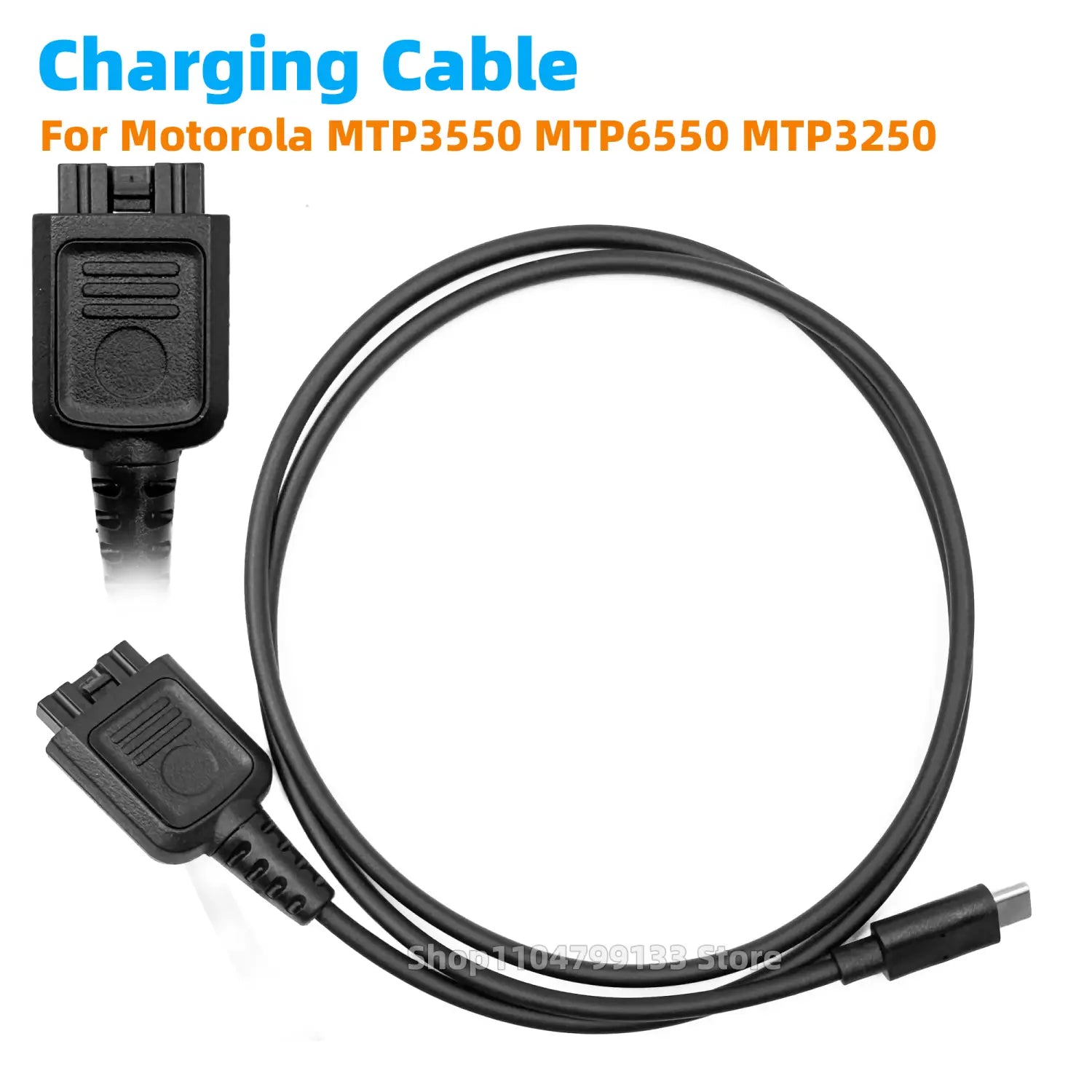 モトローラ向けの、2種類のコネクタを備えたUSB-C充電ケーブル（モトローラMTPデバイスおよび標準のUSB Type-Cプラグ対応）