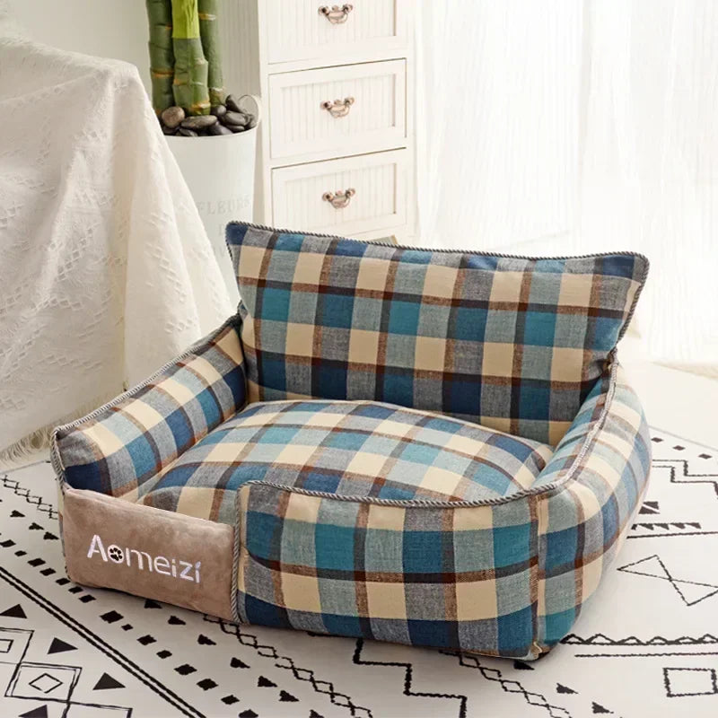 Warm Soft Pet Bed Removable Washable Sofa Cushion Pet Mat Indoor Kennel Sleeping House for Puppy Cat Dog Daily Pet Supplies