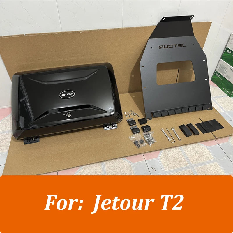 For Chery Jetour Traveller T2 2023 -2026 Car Side Backpack Roof Box Car Roof Rack Camperize Van Loop Exterior Accessories Parts