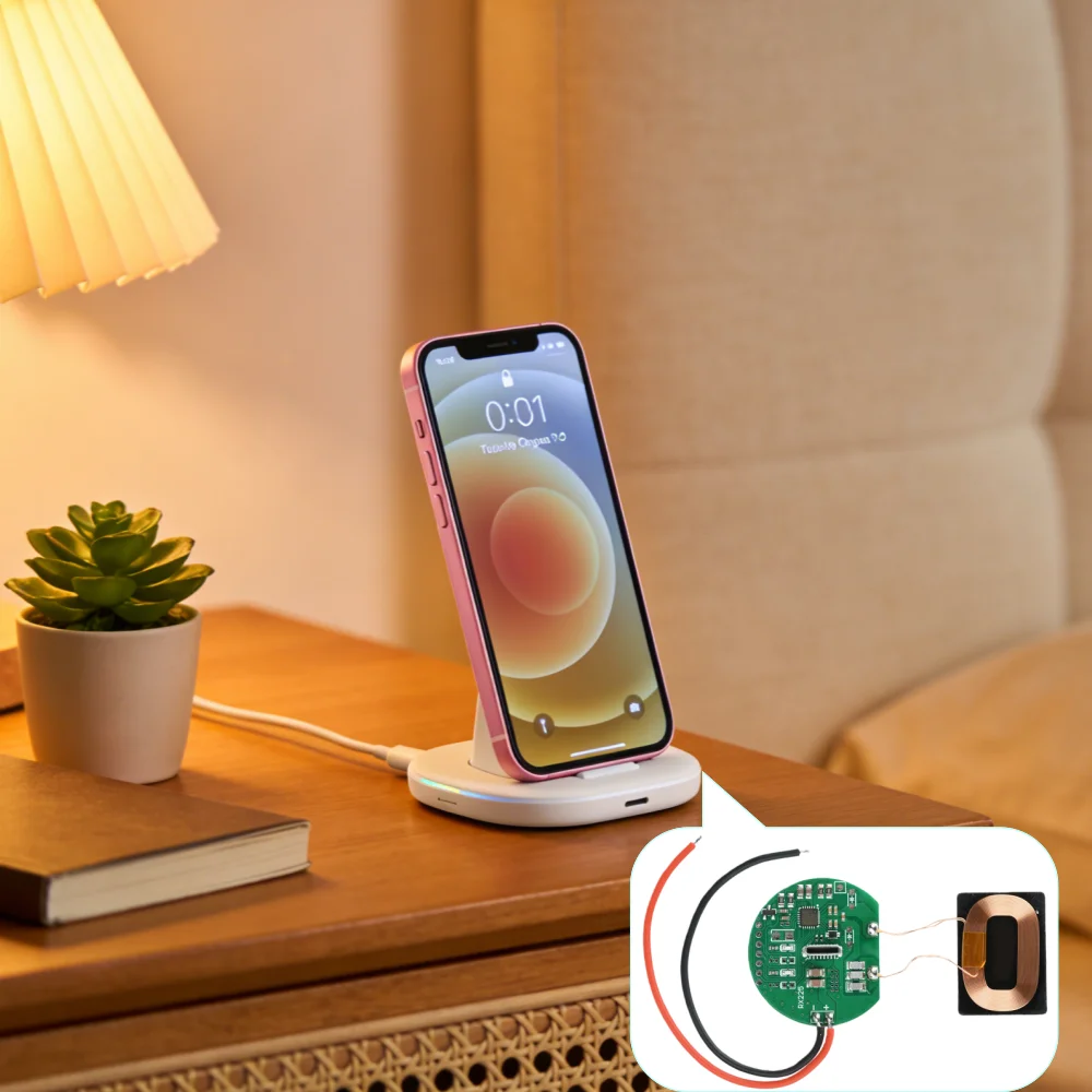 5W 5V 1A Wireless Charging Receiver Module Efficient Fast Charge Type-C Interface Compact Design DIY Projects Power Solution