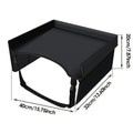 Travel Tray for Kids Toddler Car Seat Lap Tray Carseat Table Carseat Table with Adjustable Straps Lap Desk Organizer