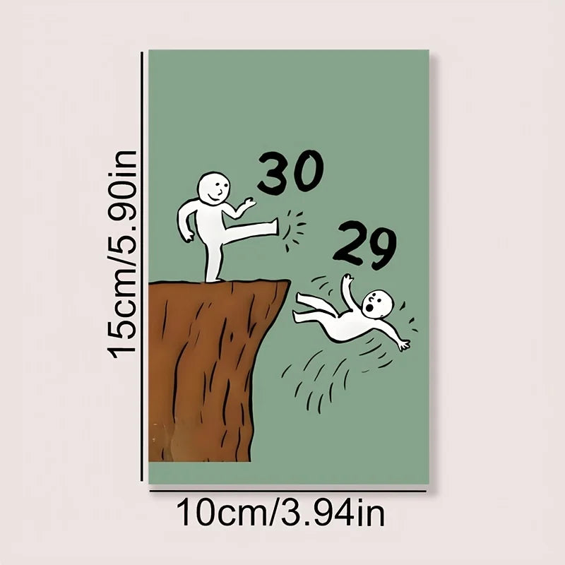 Fun 29 to 30 Milestone Birthday Card, Creative Gift for Family & Friends, Ideal Birthday Party Decoration