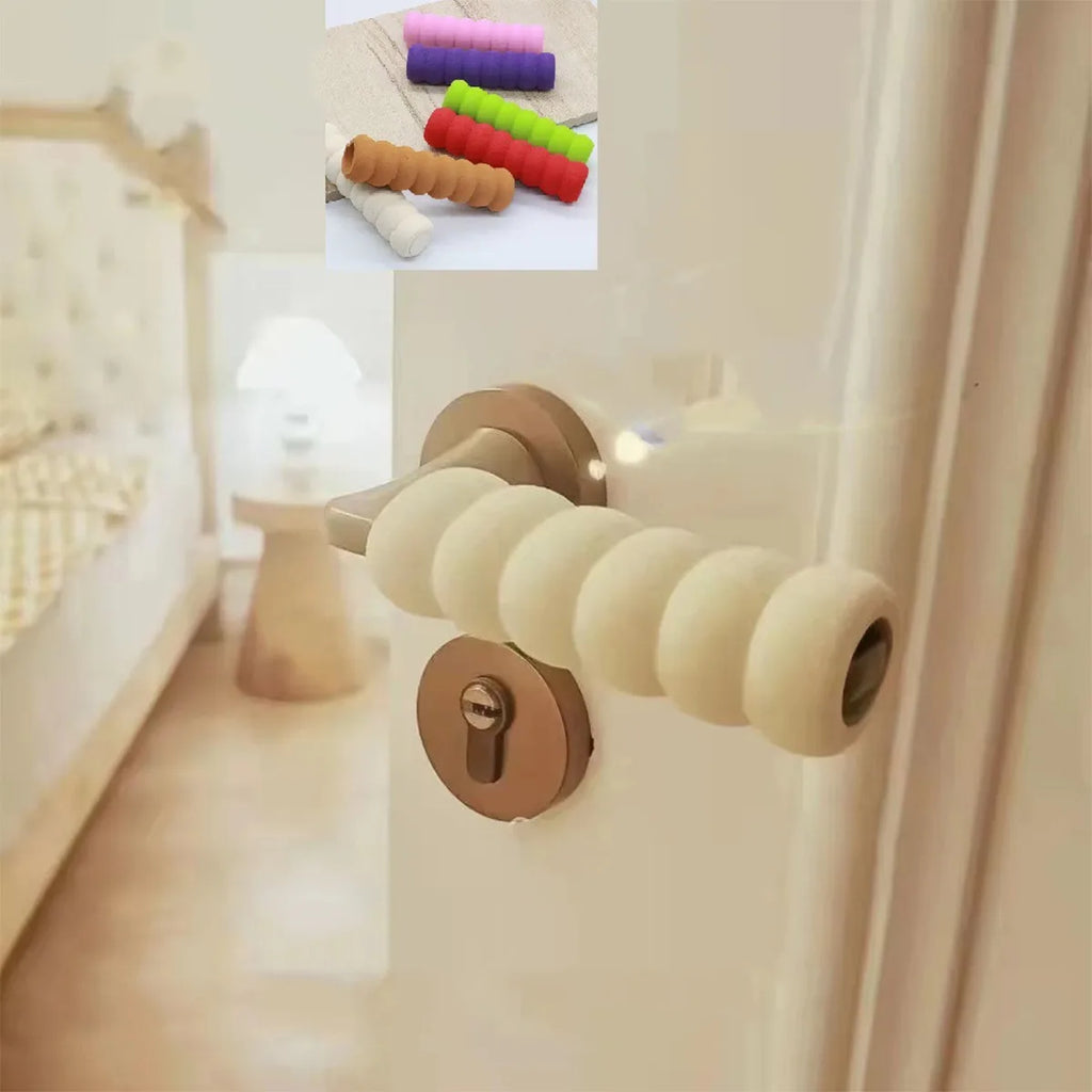 6PCS Thickened Door Handle Cover Anti Collision Protective Shield Safety Guard for Home Furniture Protection Home Accessories