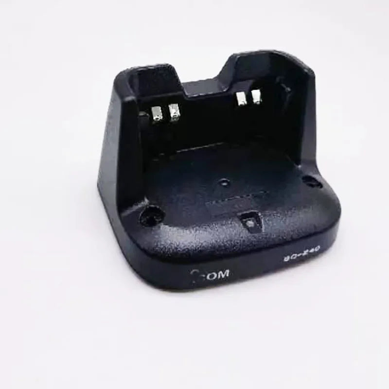 New BC-240 Dock Charger Base & AC Adapter BC240 Desktop Charger for Icom IC-V86 IC-U86 Walkie Talkie for BP-298 Battery Charging