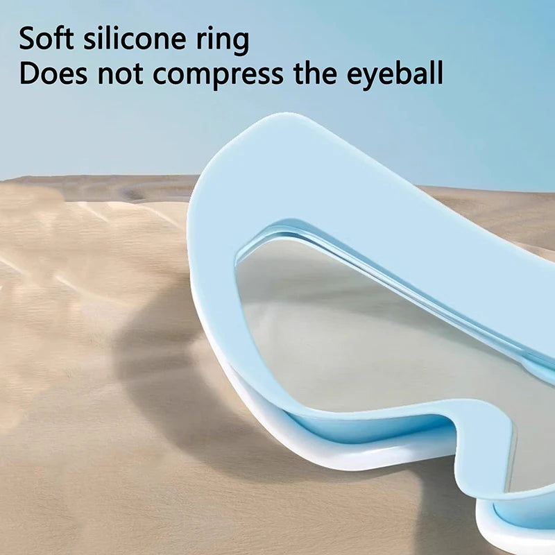 Anti-fog And Anti-ultraviolet/safety Optical Lenses/swimming Accessories Adult Electroplated Large Frame Swimming Goggles