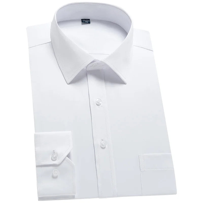 Men's Dress Shirt Designer Fashion Casual Long Sleeve Male Business Formal Shirt Slim Fit Camisa Social Masculina Clothing