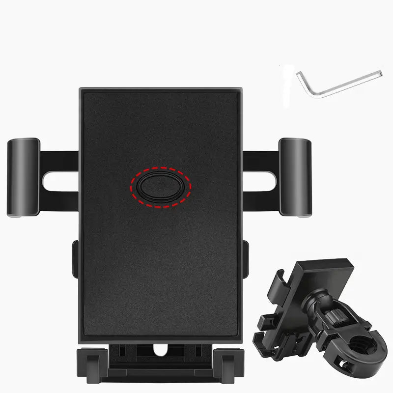 Universal 4-6.5inch Mobile Phone Holder Stand Bracket 360° View Mount For Motorcycle Bike   Bicycle Motorbike Car Shockproof