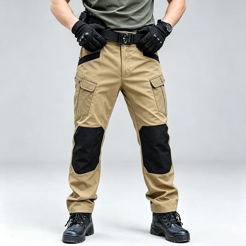Outdoor Work Tactical Pants Men Winter Casual Cargo Trousers Waterproof Pant Elastic Hiking Traveling Workwear