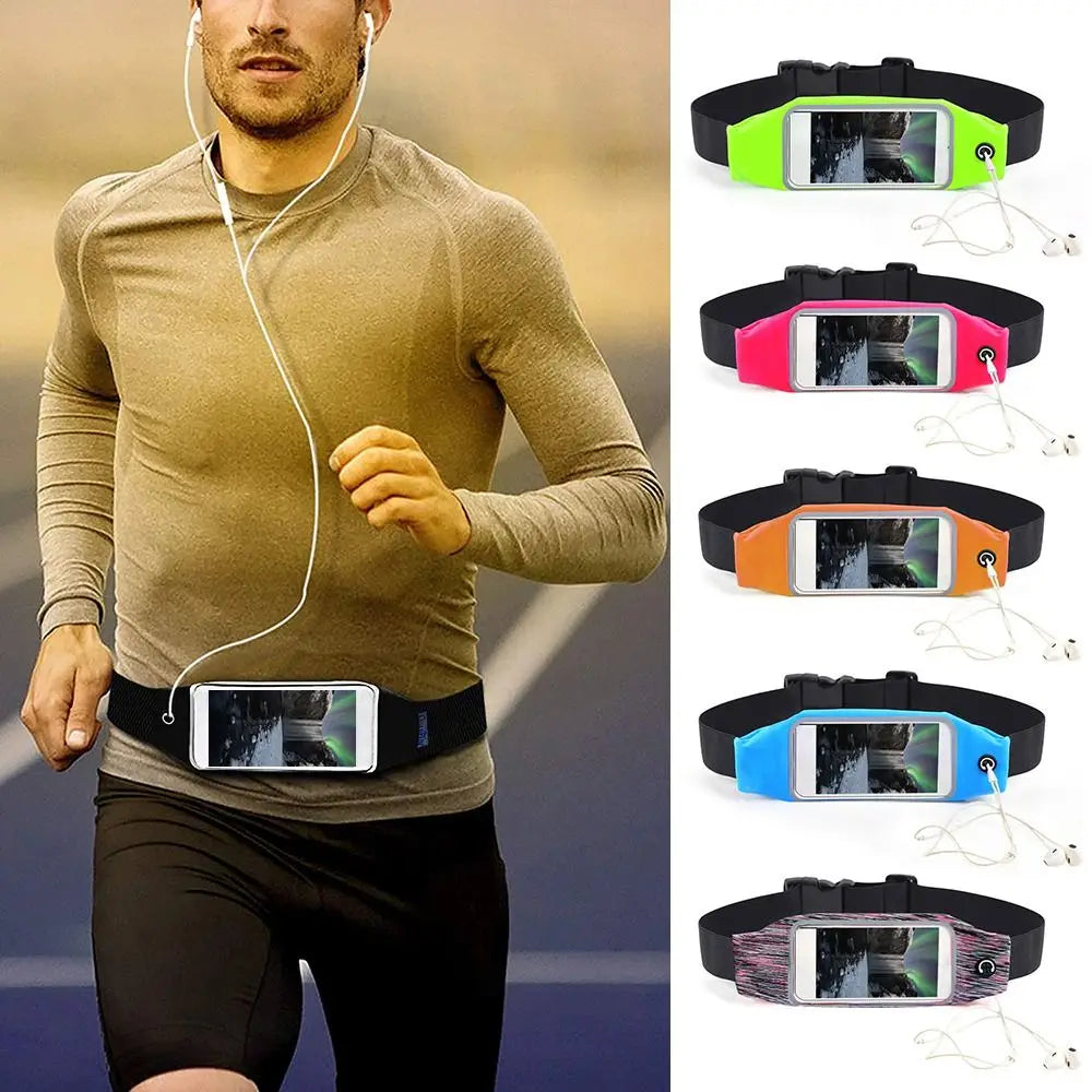 Accessories Waterproof Running Belt Touchscreen Running Gear Fanny Pack 6.5 inch Belt Bag