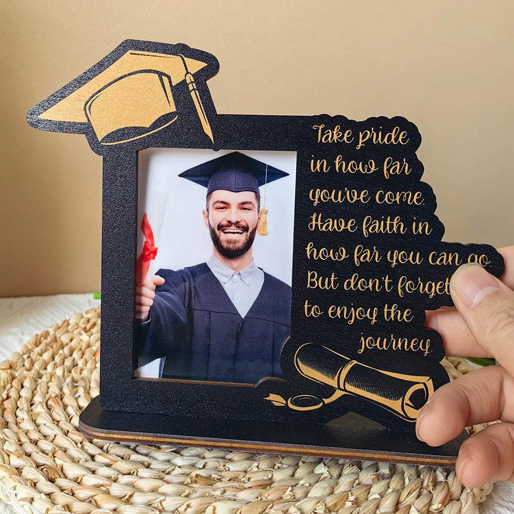 Graduation Season Theme Picture Frame Graduation Ceremony Wooden Photo Frame Holiday Decoration Ornaments Graduation Gifts