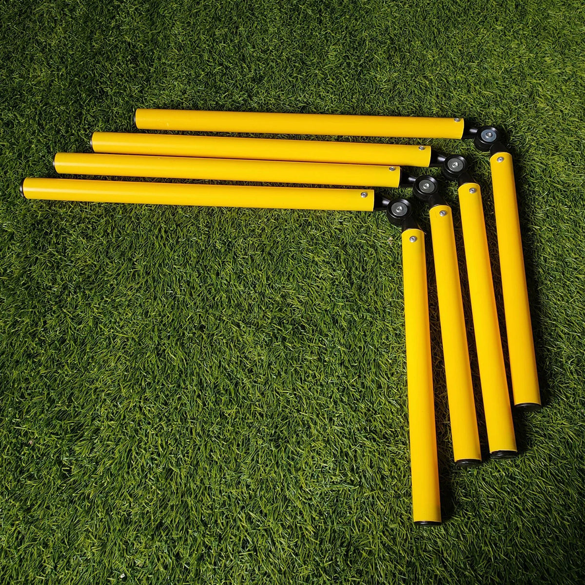 Football Agility Training Poles Speed and Agility Training Equipment Folding Soccer Agility Pole Set for Competition Practice