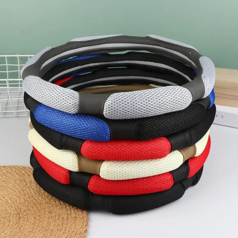 Steering Wheel Cover Suitable For 38cm Diameter Car Accessories Interior Steering Wheel Protective Decoration Universal