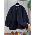 Women Winter Woolen Coat 2026 Spring Single Breasted Loose Female Long Sleeve Jacket Office Lady Street Short Coats