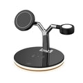 3 In 1 Magnetic Wireless Charger 15W Portable Fast Charging Pad for Phones Watch Earbuds