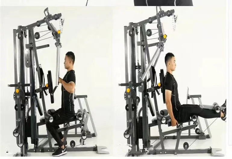 3 People Station Gym Fitness Equipment Multi-functional Combination Set Sports Strength Equipment Comprehensive Trainer Gym