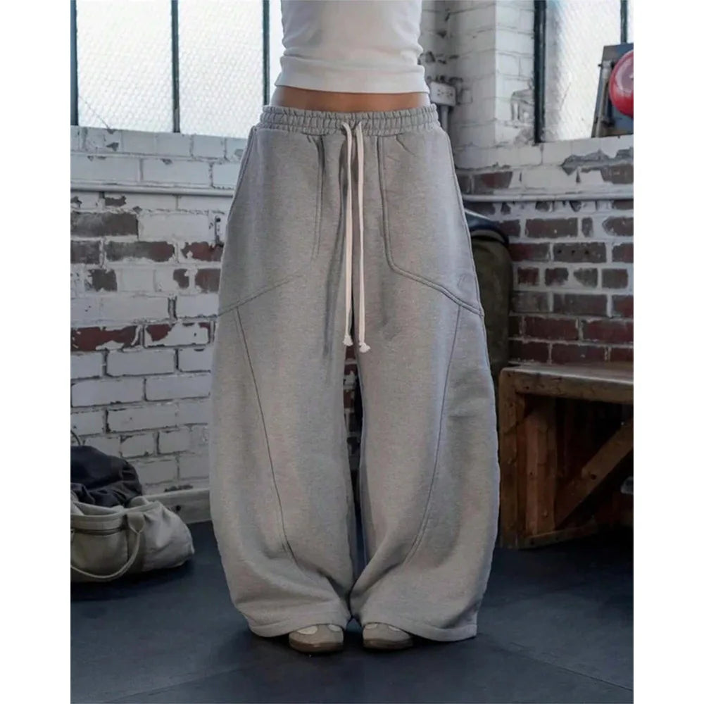 2025 New Hiphop Trousers Men Cargo Sweatpants Joggers Baggy Wide Leg Casual Pants for Men High Street Fashion Streetwear
