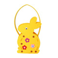 Easter Tote Bag Felt Easter Egg Basket Large Capacity Colorful Eggs Rabbit Candy Bags Cartoon Cookie Gift Bag Party Decoration