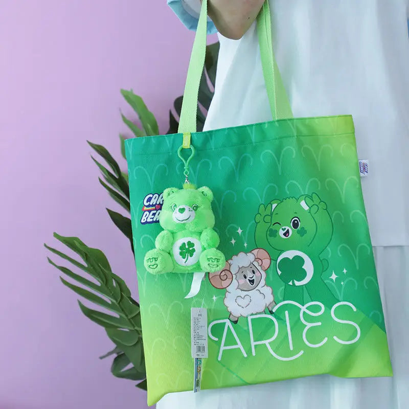 Care Bears 12cm Sitting Pose Plush Cute Bag Pendant Kawaii Stuffed Toy Car Charm Soft Doll Decor Ideal Birthday Holiday Gift