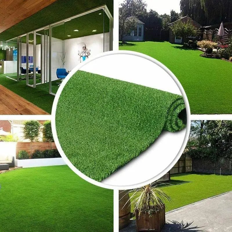 Artificial Lawn Carpet Interior Decoration Grass Mat Green DIY Micro Landscape Decor Fake Grass Mat Carpet Indoor