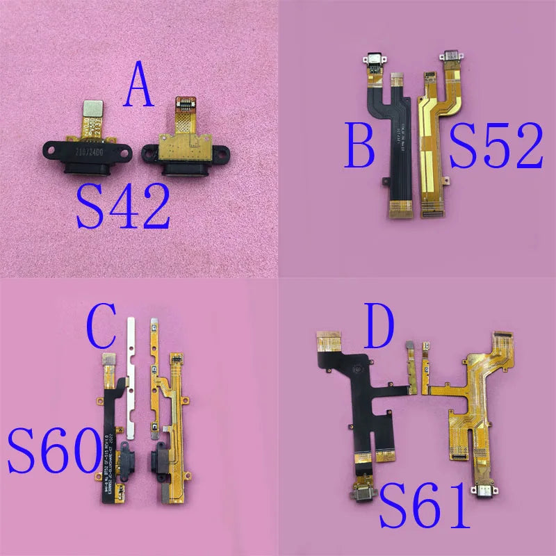 1Pcs Usb Charging Charger Dock Port Board Flex Cable Jack Connector Contact Plug For Caterpillar CAT S62Pro S62 Pro S60 S42 S61