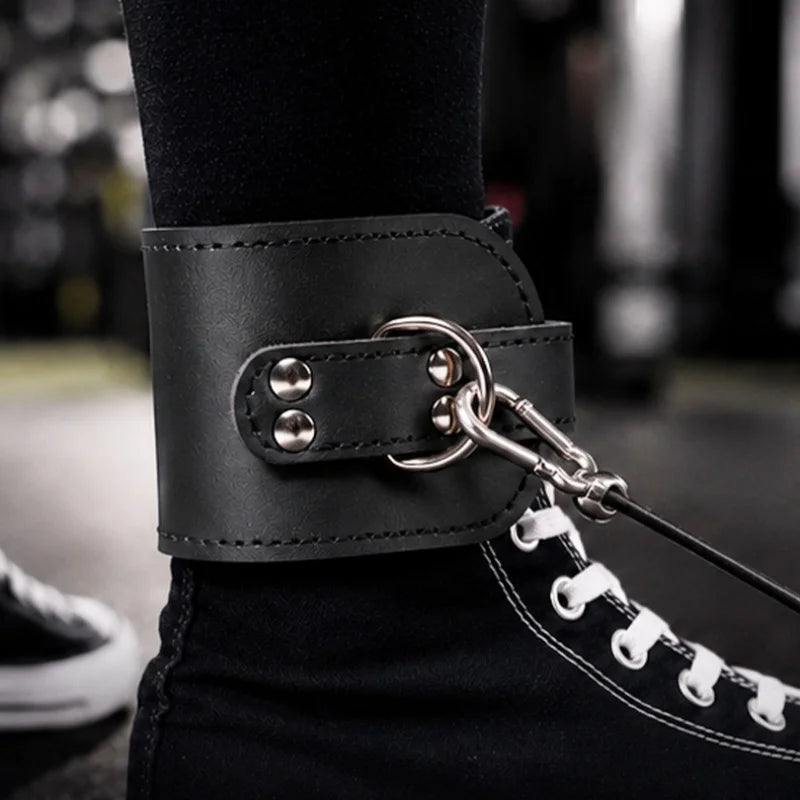 Adjustable Ankle Strap for Cable Machine Ankle Resistance Band Cable Kick Back Ankle Strap for Gym Glute Workout Leg Extensions