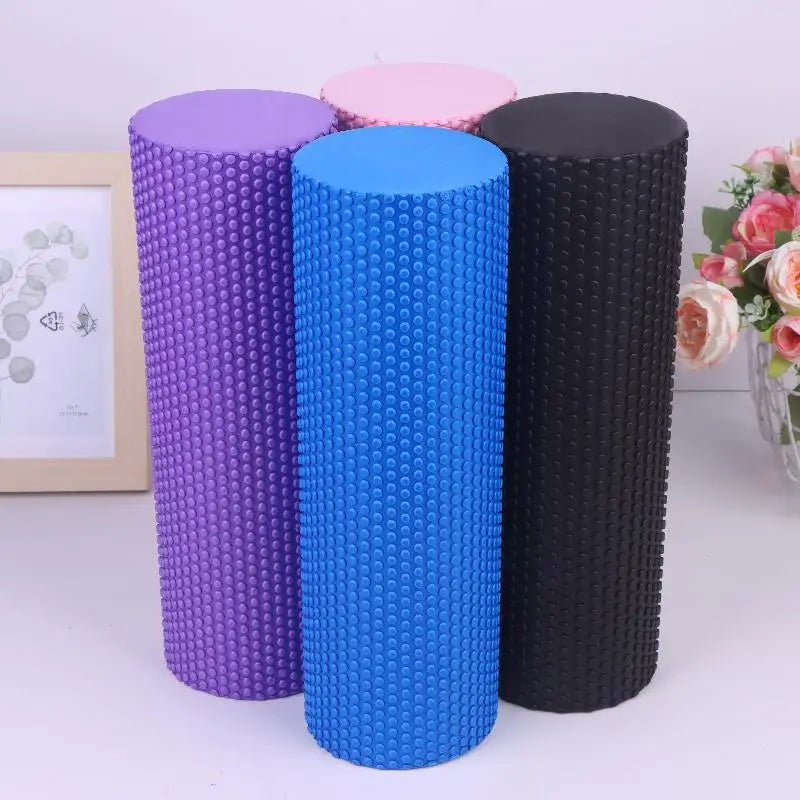 New Yoga Roller Round EVA Foam Cylinder Roller For Pilates Exercise Enhanced Home Workouts Diameter 10cm Length 30cm
