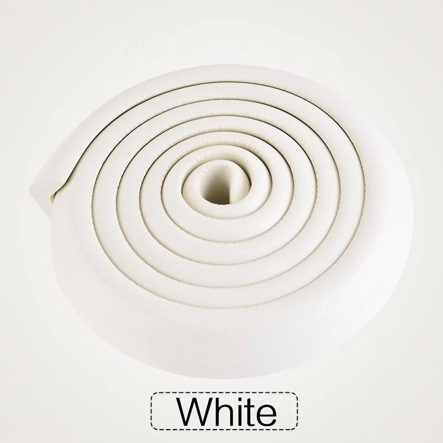 white soft foam child safety bumper strip thick l shape guard for edge protection