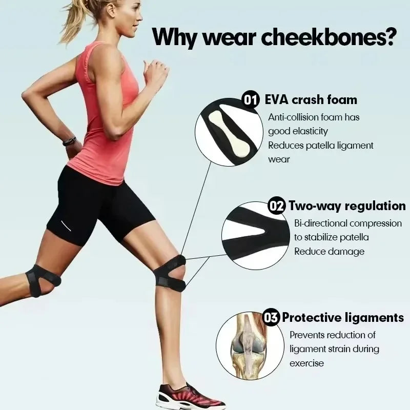 1PC Knee Protection Fitness Equipment - Adjustable Knee Support Brace for Exercise And Sports Recovery