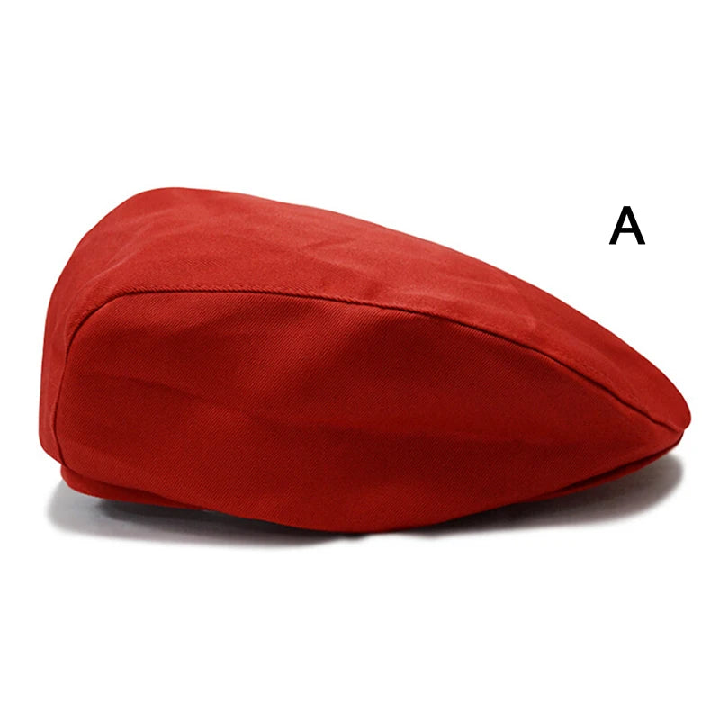 Sun Hats for Men Classic Western Beret Caps Woman Cotton Blend Ivy Caps Flat Brim Adjustable Men Beret Cap Spring Summer