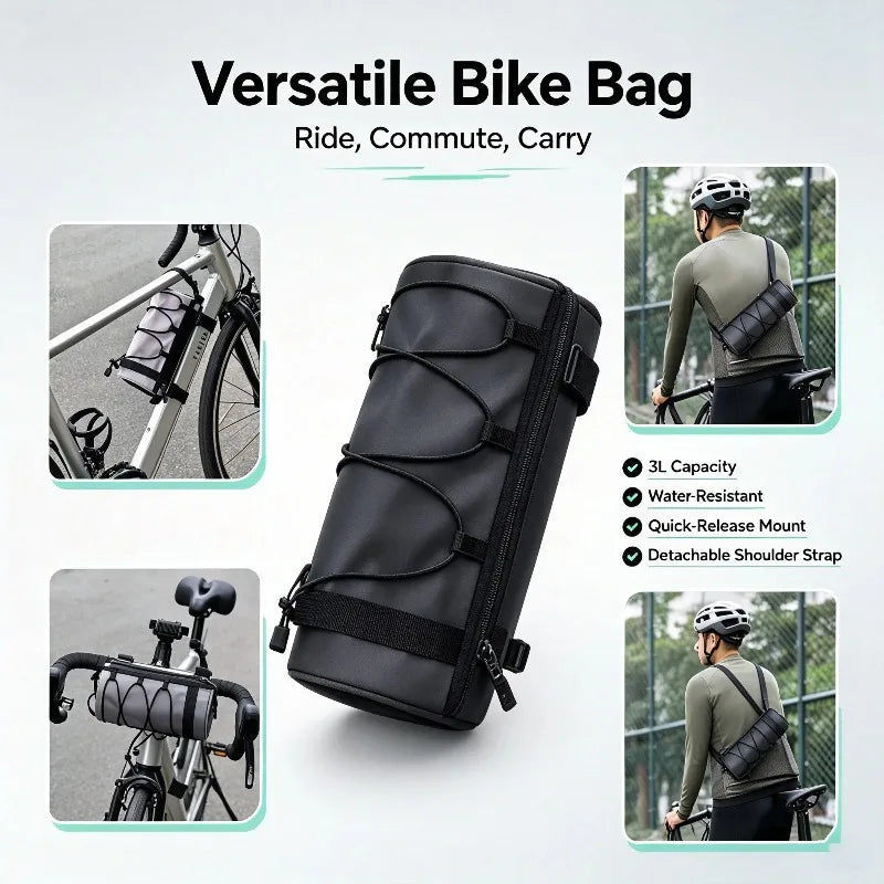 Bike Front Bag Bicycle Bag Storage Outside Multifunction Riding Bag Mountain Bike Front Bag Bicycle Accessories