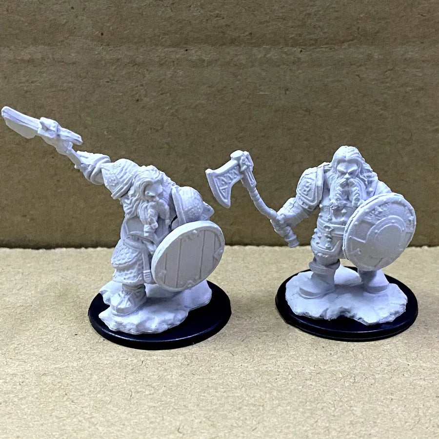 Lot Skeletons Dragonborn Fighter Orc Barbarian Paladin Dwarf Fighter Warlock Miniatures Nolzur's Miniatures Board Game Models