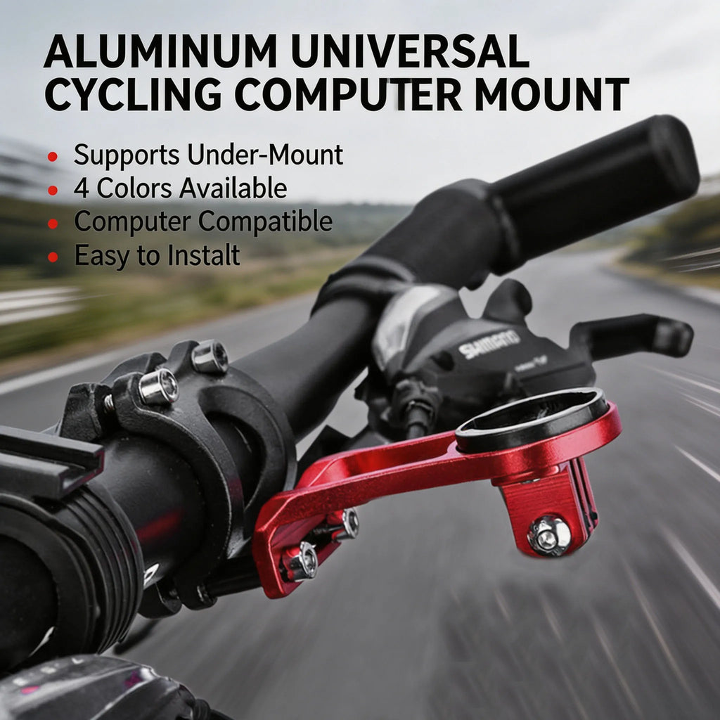MTB Road Bike Accessories Bike Computer Mount Handlebar Extension Bracket GPS Cycling Computer Holder with Light Mount